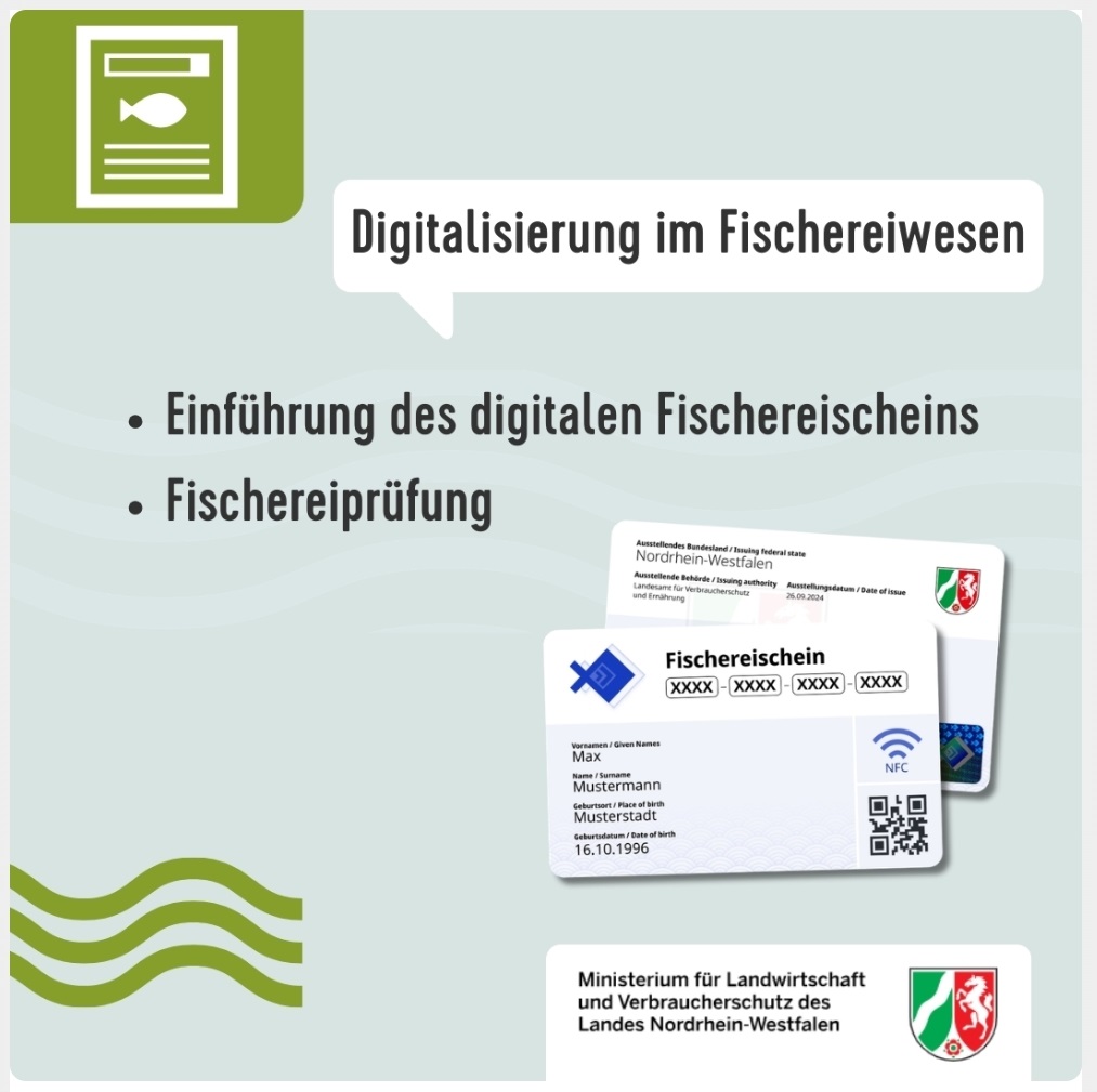Digitaler Fischereischein